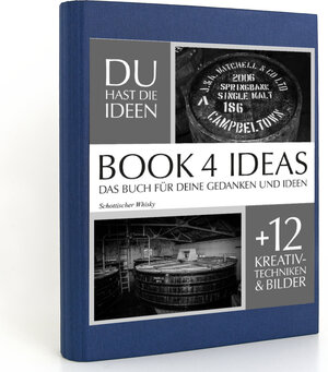 Buchcover BOOK 4 IDEAS classic | Schottischer Whisky, Notizbuch, Bullet Journal mit Kreativitätstechniken und Bildern, DIN A5  | EAN 9783672767709 | ISBN 3-672-76770-0 | ISBN 978-3-672-76770-9