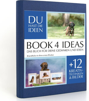Buchcover BOOK 4 IDEAS classic | Briardbabys in ihren ersten Wochen, Notizbuch, Bullet Journal mit Kreativitätstechniken und Bildern, DIN A5  | EAN 9783672767730 | ISBN 3-672-76773-5 | ISBN 978-3-672-76773-0