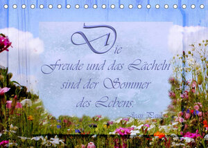 Buchcover Die Freude und das Lächeln sind der Sommer des Lebens. (Tischkalender 2022 DIN A5 quer) | Heike Hultsch | EAN 9783672870140 | ISBN 3-672-87014-5 | ISBN 978-3-672-87014-0