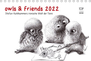 Buchcover owls & friends 2022 (Tischkalender 2022 DIN A5 quer) | Stefan Kahlhammer | EAN 9783672919191 | ISBN 3-672-91919-5 | ISBN 978-3-672-91919-1