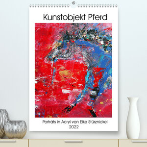 Buchcover Kunstobjekt Pferd (Premium, hochwertiger DIN A2 Wandkalender 2022, Kunstdruck in Hochglanz) | Elke Stürznickel | EAN 9783673459870 | ISBN 3-673-45987-2 | ISBN 978-3-673-45987-0