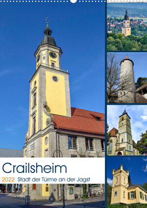 Buchcover Crailsheim - Stadt der Türme an der Jagst (Wandkalender 2022 DIN A2 hoch) | Karin Sigwarth | EAN 9783673489983 | ISBN 3-673-48998-4 | ISBN 978-3-673-48998-3