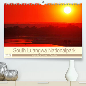 Buchcover South Luangwa Nationalpark (Premium, hochwertiger DIN A2 Wandkalender 2022, Kunstdruck in Hochglanz) | Wibke Woyke | EAN 9783673559815 | ISBN 3-673-55981-8 | ISBN 978-3-673-55981-5