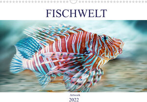 Buchcover Fischwelt - Artwork (Wandkalender 2022 DIN A3 quer) | Liselotte Brunner-Klaus | EAN 9783673619502 | ISBN 3-673-61950-0 | ISBN 978-3-673-61950-2