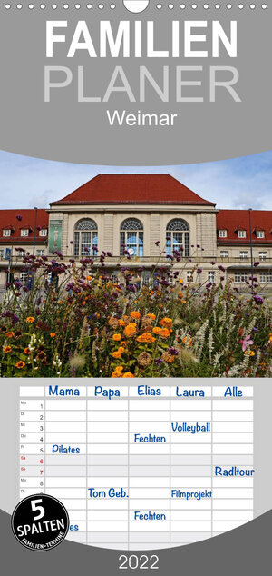 Buchcover Weimar - Familienplaner hoch (Wandkalender 2022 , 21 cm x 45 cm, hoch) | Flori0 | EAN 9783673629198 | ISBN 3-673-62919-0 | ISBN 978-3-673-62919-8
