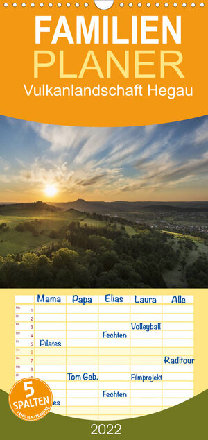 Buchcover Familienplaner Vulkanlandschaft Hegau (Wandkalender 2022 , 21 cm x 45 cm, hoch) | Markus Keller | EAN 9783673678301 | ISBN 3-673-67830-2 | ISBN 978-3-673-67830-1