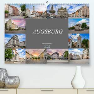 Buchcover Augsburg Impressionen (Premium, hochwertiger DIN A2 Wandkalender 2022, Kunstdruck in Hochglanz) | Dirk Meutzner | EAN 9783674019424 | ISBN 3-674-01942-6 | ISBN 978-3-674-01942-4