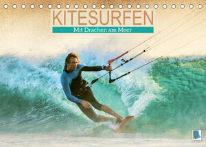 Buchcover Kitesurfen: Mit Drachen am Meer (Tischkalender 2022 DIN A5 quer) | CALVENDO | EAN 9783674029843 | ISBN 3-674-02984-7 | ISBN 978-3-674-02984-3