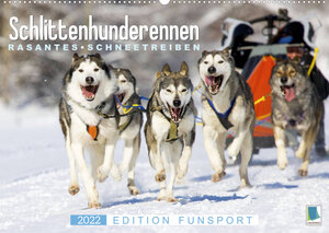 Buchcover Schlittenhunderennen: Rasantes Schneetreiben - Edition Funsport (Wandkalender 2022 DIN A2 quer) | CALVENDO | EAN 9783674029935 | ISBN 3-674-02993-6 | ISBN 978-3-674-02993-5