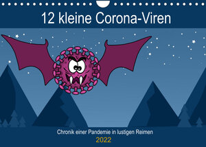 Buchcover 12 kleine Corona-Viren (Wandkalender 2022 DIN A4 quer) | Ravienne Art | EAN 9783674049544 | ISBN 3-674-04954-6 | ISBN 978-3-674-04954-4