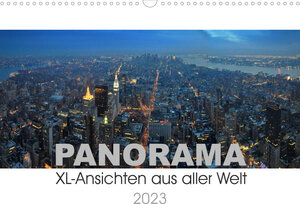 Buchcover Panorama. XL-Ansichten aus aller Welt (Wandkalender 2023 DIN A3 quer) | Uwe Bade | EAN 9783674439314 | ISBN 3-674-43931-X | ISBN 978-3-674-43931-4