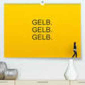 Buchcover Gelb. Gelb. Gelb. (Premium, hochwertiger DIN A2 Wandkalender 2023, Kunstdruck in Hochglanz) | Gerd Matschek | EAN 9783674729774 | ISBN 3-674-72977-6 | ISBN 978-3-674-72977-4