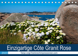 Buchcover Einzigartige Côte Granit Rose (Tischkalender 2023 DIN A5 quer) | Tanja Voigt | EAN 9783674807908 | ISBN 3-674-80790-4 | ISBN 978-3-674-80790-8