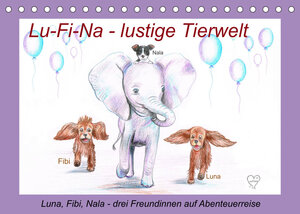 Buchcover Lu-Fi-Na - lustige Tierwelt (Tischkalender 2023 DIN A5 quer) | Ela Nowak | EAN 9783674919083 | ISBN 3-674-91908-7 | ISBN 978-3-674-91908-3