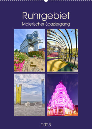 Buchcover Ruhrgebiet - Malerischer Spaziergang (Wandkalender 2023 DIN A2 hoch) | Bettina Hackstein | EAN 9783674969569 | ISBN 3-674-96956-4 | ISBN 978-3-674-96956-9