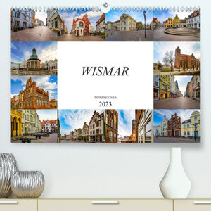 Buchcover Wismar Impressionen (Premium, hochwertiger DIN A2 Wandkalender 2023, Kunstdruck in Hochglanz) | Dirk Meutzner | EAN 9783674972378 | ISBN 3-674-97237-9 | ISBN 978-3-674-97237-8