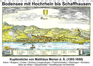 Buchcover Matthäus Merian - Bodensee mit Hochrhein bis Schaffhausen (Tischkalender 2023 DIN A5 quer) | Claus Liepke | EAN 9783675007239 | ISBN 3-675-00723-5 | ISBN 978-3-675-00723-9