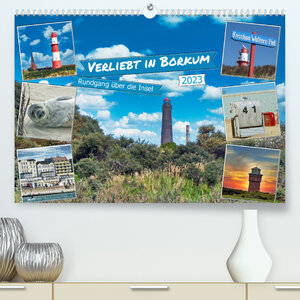 Buchcover Verliebt in Borkum (Premium, hochwertiger DIN A2 Wandkalender 2023, Kunstdruck in Hochglanz) | Claudia Kleemann | EAN 9783675068414 | ISBN 3-675-06841-2 | ISBN 978-3-675-06841-4