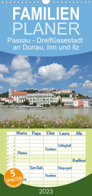 Buchcover Familienplaner Passau - Dreiflüssestadt an Donau, Inn und Ilz (Wandkalender 2023 , 21 cm x 45 cm, hoch) | Siegfried Kuttig | EAN 9783675321595 | ISBN 3-675-32159-2 | ISBN 978-3-675-32159-5