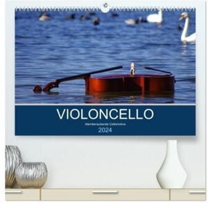 Buchcover VIOLONCELLO – atemberaubende Cellomotive (hochwertiger Premium Wandkalender 2024 DIN A2 quer), Kunstdruck in Hochglanz  | EAN 9783675445468 | ISBN 3-675-44546-1 | ISBN 978-3-675-44546-8
