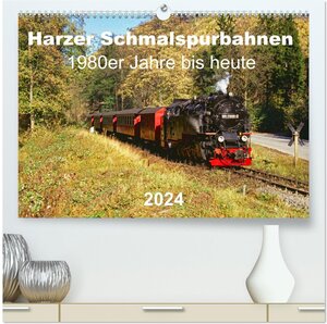Buchcover Harzer Schmalspurbahnen 1980er Jahre bis heute (hochwertiger Premium Wandkalender 2024 DIN A2 quer), Kunstdruck in Hochglanz | Michael Bromm | EAN 9783675554054 | ISBN 3-675-55405-8 | ISBN 978-3-675-55405-4