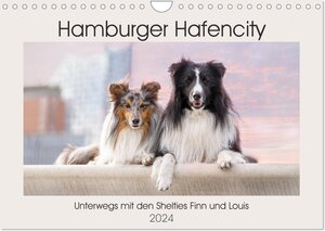Buchcover Hamburger Hafencity - Unterwegs mit den Shelties Finn und Louis (Wandkalender 2024 DIN A4 quer), CALVENDO Monatskalender | Sonja Teßen | EAN 9783675884304 | ISBN 3-675-88430-9 | ISBN 978-3-675-88430-4