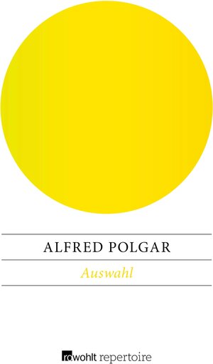 Buchcover Auswahl | Alfred Polgar | EAN 9783688100941 | ISBN 3-688-10094-8 | ISBN 978-3-688-10094-1