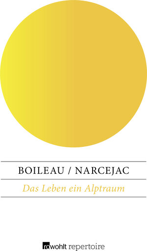 Buchcover Das Leben ein Alptraum | Thomas Narcejac | EAN 9783688113842 | ISBN 3-688-11384-5 | ISBN 978-3-688-11384-2