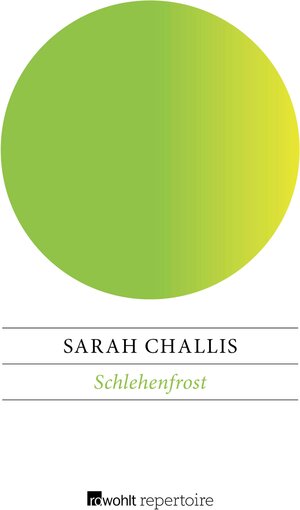 Buchcover Schlehenfrost | Sarah Challis | EAN 9783688116713 | ISBN 3-688-11671-2 | ISBN 978-3-688-11671-3
