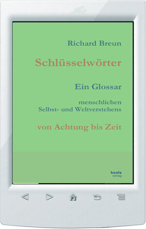 Buchcover Schlüsselwörter | Richard Breun | EAN 9783689119980 | ISBN 3-689-11998-7 | ISBN 978-3-689-11998-0