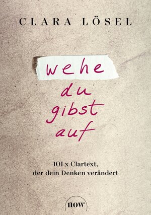Buchcover Wehe du gibst auf | Clara Lösel | EAN 9783689690236 | ISBN 3-689-69023-4 | ISBN 978-3-689-69023-6