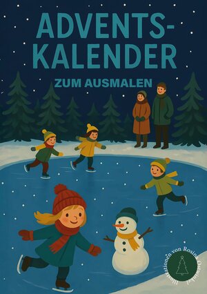 Buchcover Adventskalender zum ausmalen | Rosina Ostwinkel | EAN 9783695103676 | ISBN 3-695-10367-1 | ISBN 978-3-695-10367-6