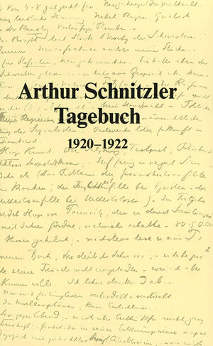 Tagebuch 1879-1931: Tagebuch, 1920-1922: BD 7