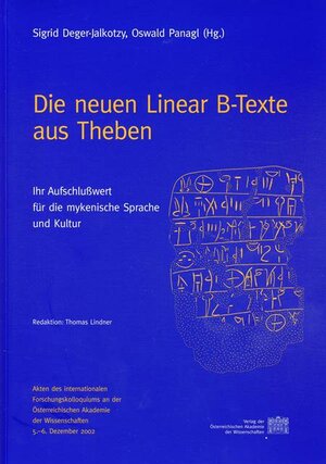 Buchcover Die neuen Linear B-Texte aus Theben  | EAN 9783700136408 | ISBN 3-7001-3640-4 | ISBN 978-3-7001-3640-8