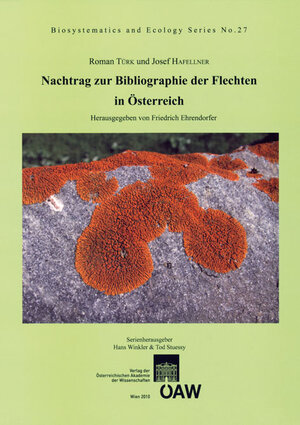 Buchcover Nachtrag zur Bibliographie der Flechten in Österreich | Roman Türk | EAN 9783700167945 | ISBN 3-7001-6794-6 | ISBN 978-3-7001-6794-5