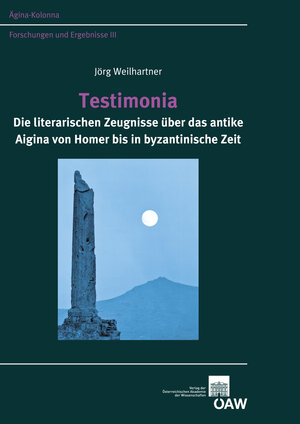 Buchcover Testimonia | Jörg Weilhartner | EAN 9783700168782 | ISBN 3-7001-6878-0 | ISBN 978-3-7001-6878-2