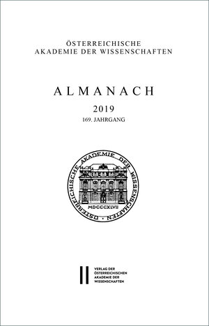 Buchcover Almanach der Akademie der Wissenschaften / Almanach 169  | EAN 9783700187011 | ISBN 3-7001-8701-7 | ISBN 978-3-7001-8701-1