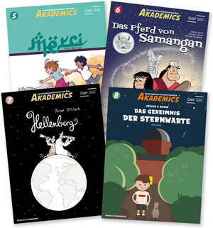 Buchcover Akademics Set 2: Die Wissenschaftscomics der ÖAW | EAN 9783700189336 | ISBN 3-7001-8933-8 | ISBN 978-3-7001-8933-6