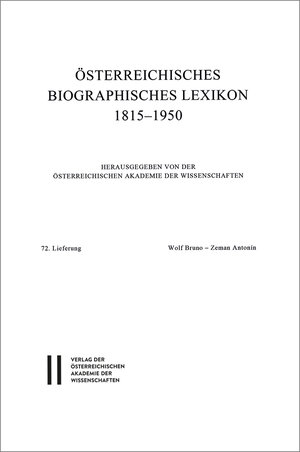 Buchcover Österreichisches Biographisches Lexikon 1815-1950 / Österreichisches Biographisches Lexikon 1815–1950  | EAN 9783700190400 | ISBN 3-7001-9040-9 | ISBN 978-3-7001-9040-0