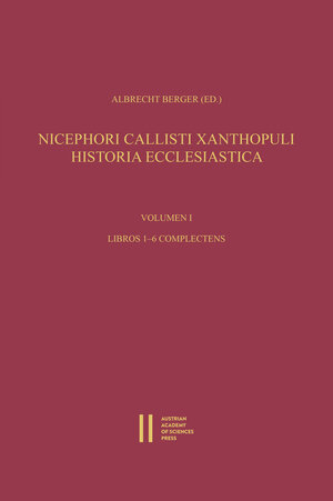 Buchcover Nicephori Callisti Xanthopuli Historia Ecclesiastica | EAN 9783700192466 | ISBN 3-7001-9246-0 | ISBN 978-3-7001-9246-6