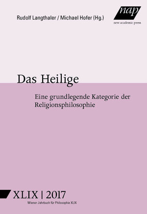 Buchcover Das Heilige  | EAN 9783700320838 | ISBN 3-7003-2083-3 | ISBN 978-3-7003-2083-8