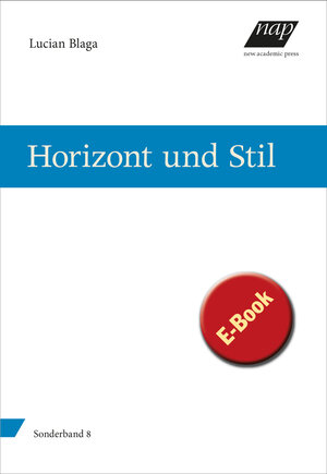 Buchcover Horizont und Stil | Lucian Blaga | EAN 9783700322740 | ISBN 3-7003-2274-7 | ISBN 978-3-7003-2274-0