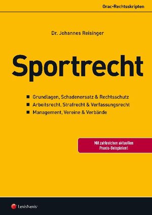 Buchcover Bürgerliches Recht - Sportrecht | Johannes Reisinger | EAN 9783700748199 | ISBN 3-7007-4819-1 | ISBN 978-3-7007-4819-9
