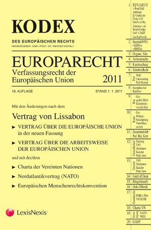 Buchcover KODEX Europarecht  | EAN 9783700748915 | ISBN 3-7007-4891-4 | ISBN 978-3-7007-4891-5