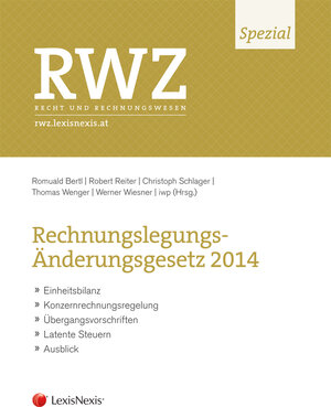 Buchcover RWZ Spezial: Rechnungslegungs-Änderungsgesetz 2014  | EAN 9783700762935 | ISBN 3-7007-6293-3 | ISBN 978-3-7007-6293-5