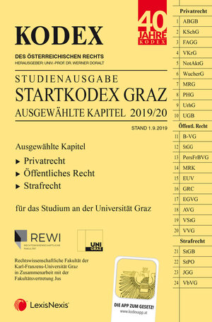 Buchcover KODEX Startkodex Graz | EAN 9783700775812 | ISBN 3-7007-7581-4 | ISBN 978-3-7007-7581-2