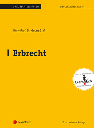 Buchcover Erbrecht (Skriptum) | Georg Graf | EAN 9783700780571 | ISBN 3-7007-8057-5 | ISBN 978-3-7007-8057-1
