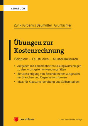 Buchcover Übungen zur Kostenrechnung | Rudolf Grünbichler | EAN 9783700781950 | ISBN 3-7007-8195-4 | ISBN 978-3-7007-8195-0