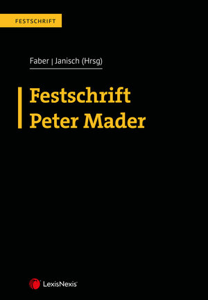 Buchcover Festschrift Peter Mader  | EAN 9783700782803 | ISBN 3-7007-8280-2 | ISBN 978-3-7007-8280-3