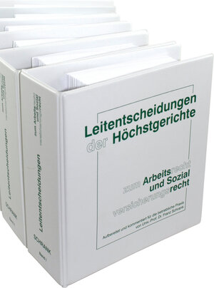 Buchcover Leitentscheidungen der Höchstgerichte zum Arbeitsrecht und Sozialversicherungsrecht | Franz Schrank | EAN 9783700787396 | ISBN 3-7007-8739-1 | ISBN 978-3-7007-8739-6